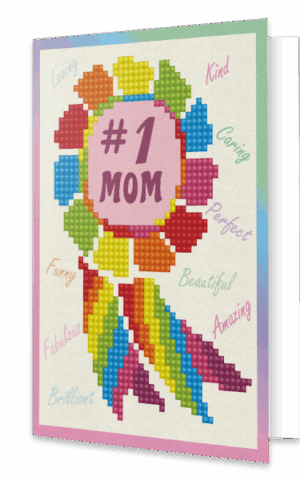 Greeting Card Number 1 Mom